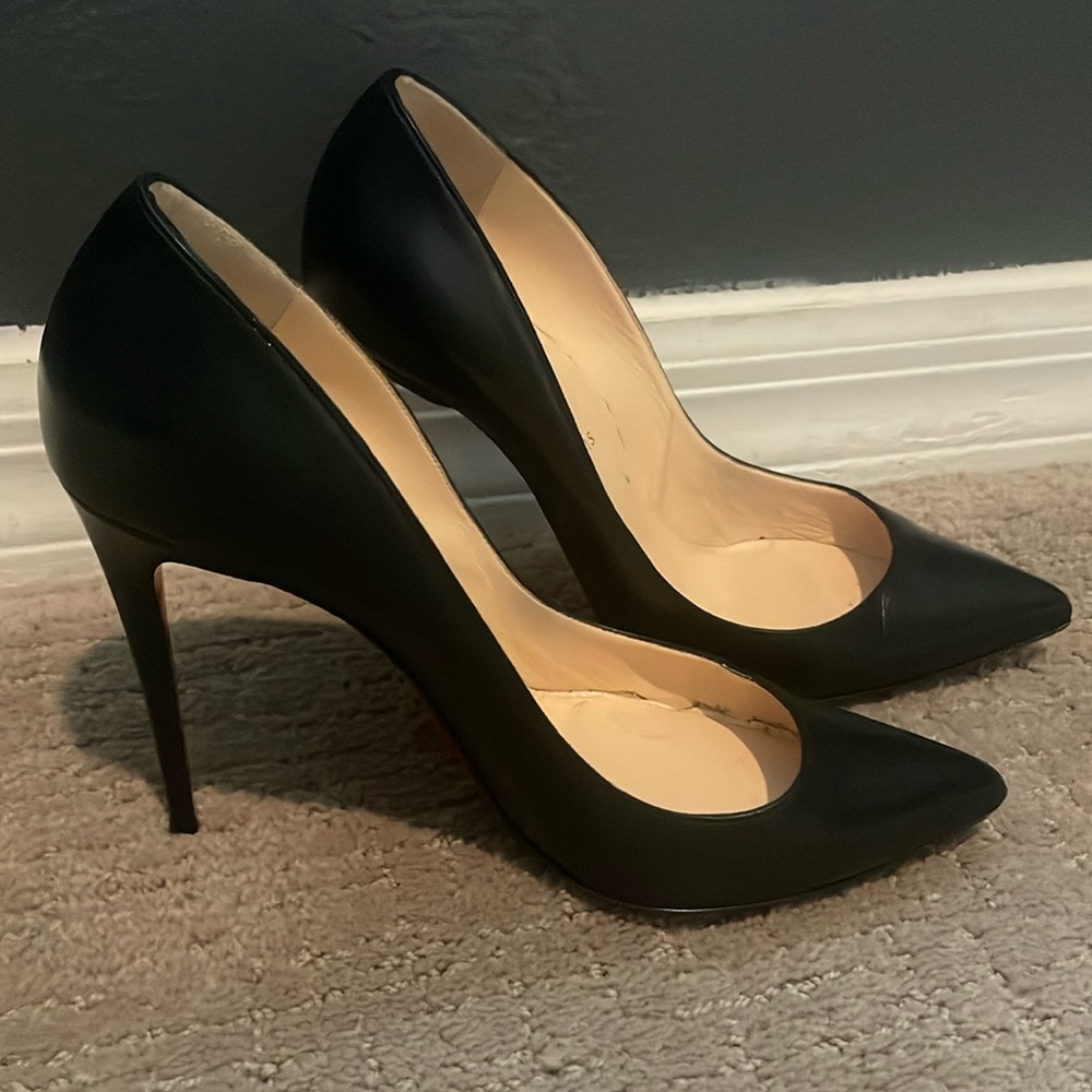 Christian Louboutin black size 38